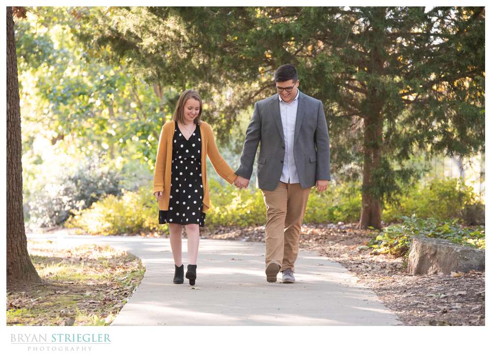 walking in the park